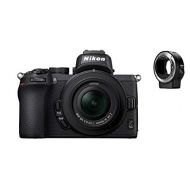 Nikon Z50 + Z DX 16-50mm + FTZ Mirrorless Camera Kit (209-point Hybrid AF, High Speed Image Processing, 4K UHD Movies, High Resolution LCD Monitor) VOA050K004