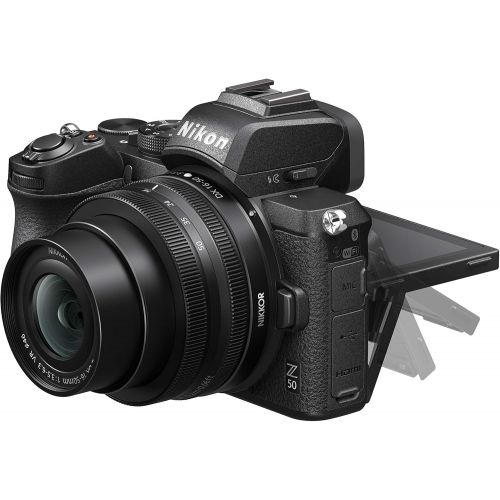  Nikon Z50 + Z DX 16-50mm + FTZ Mirrorless Camera Kit (209-point Hybrid AF, High Speed Image Processing, 4K UHD Movies, High Resolution LCD Monitor) VOA050K004