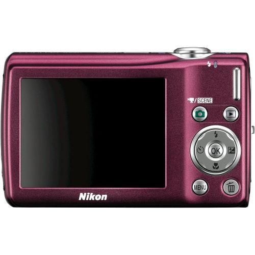  Nikon Coolpix S220 10MP Digital Camera with 3x Optical Zoom and 2.5 inch LCD (Plum)