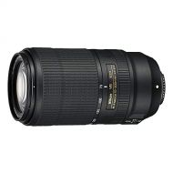 Nikon AF-P NIKKOR 70-300mm f/4.5-5.6E ED VR Fixed Zoom Digital Slr Camera Lens, Black