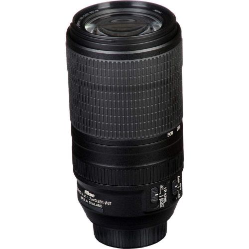  Nikon AF-P NIKKOR 70-300mm f/4.5-5.6E ED VR Fixed Zoom Digital Slr Camera Lens, Black