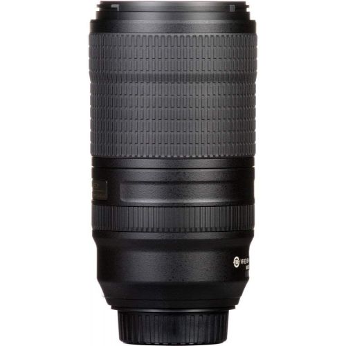  Nikon AF-P NIKKOR 70-300mm f/4.5-5.6E ED VR Fixed Zoom Digital Slr Camera Lens, Black