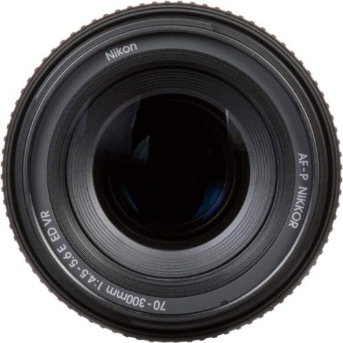  Nikon AF-P NIKKOR 70-300mm f/4.5-5.6E ED VR Fixed Zoom Digital Slr Camera Lens, Black