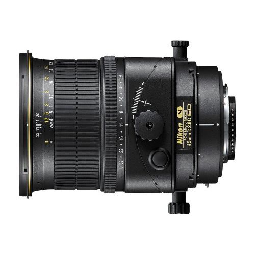  Nikon PC-E FX Micro NIKKOR 45mm f/2.8D ED Fixed Zoom Lens for Nikon DSLR Cameras