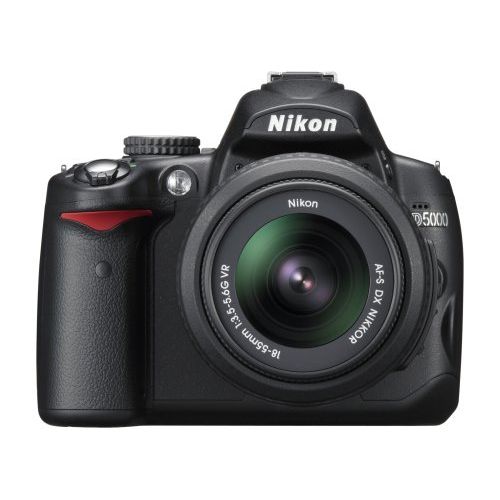  Nikon D5000 DSLR Camera with 18-55mm f/3.5-5.6G VR and 55-200mm f/4-5.6G VR Lenses (OLD MODEL)