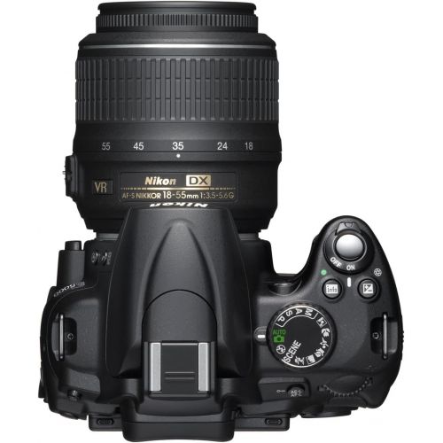  Nikon D5000 DSLR Camera with 18-55mm f/3.5-5.6G VR and 55-200mm f/4-5.6G VR Lenses (OLD MODEL)