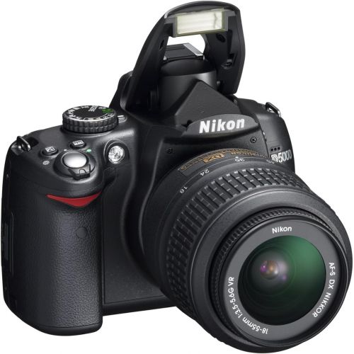  Nikon D5000 DSLR Camera with 18-55mm f/3.5-5.6G VR and 55-200mm f/4-5.6G VR Lenses (OLD MODEL)