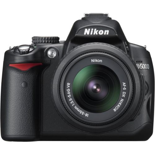  Nikon D5000 DSLR Camera with 18-55mm f/3.5-5.6G VR and 55-200mm f/4-5.6G VR Lenses (OLD MODEL)