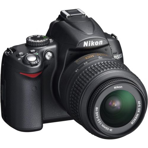  Nikon D5000 DSLR Camera with 18-55mm f/3.5-5.6G VR and 55-200mm f/4-5.6G VR Lenses (OLD MODEL)