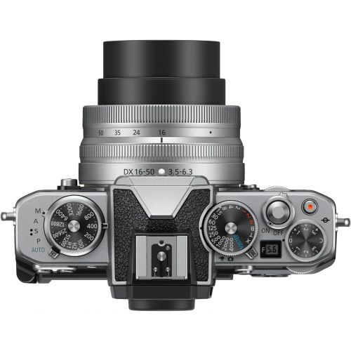 Nikon Z fc DX-Format Mirrorless Camera Body w/NIKKOR Z DX 16-50mm f/3.5-6.3 VR - Silver