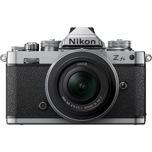  Nikon Z fc DX-Format Mirrorless Camera Body w/NIKKOR Z DX 16-50mm f/3.5-6.3 VR - Silver