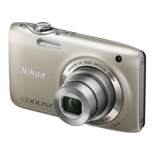  Nikon COOLPIX S3100 14 MP Digital Camera with 5x NIKKOR Wide-Angle Optical Zoom Lens and 2.7-Inch LCD (Silver)