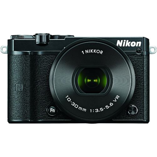  Nikon 1 J5 Mirrorless Digital Camera w/ 10-30mm PD-ZOOM Lens (Black)