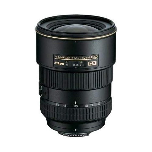  Nikon AF-S DX NIKKOR 17-55mm f/2.8G IF-ED Zoom Lens with Auto Focus for Nikon DSLR Cameras