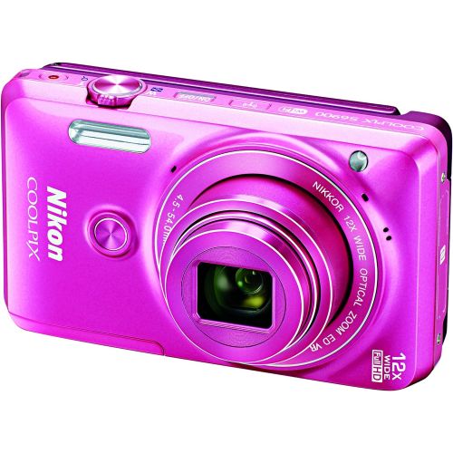  Nikon COOLPIX S6900 Digital Camera with 12x Optical Zoom and Built-In Wi-Fi (Pink)