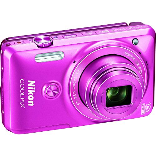  Nikon COOLPIX S6900 Digital Camera with 12x Optical Zoom and Built-In Wi-Fi (Pink)