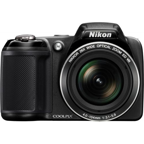  Nikon Coolpix L320 16.1MP Digital Camera with 26x Optical Zoom - BLACK