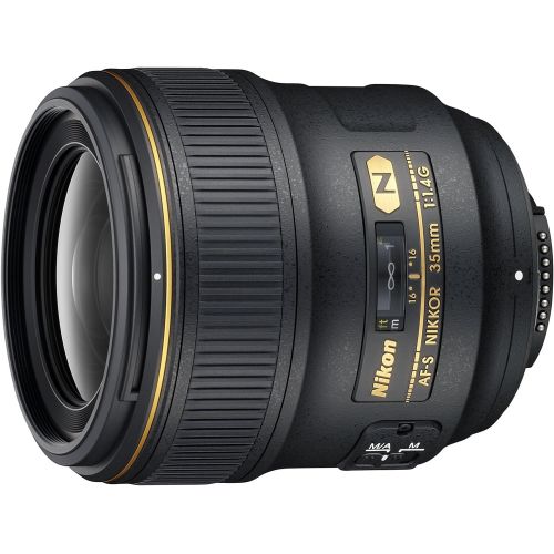  Nikon AF FX NIKKOR 35mm f/1.4G Fixed Focal Length Lens with Auto Focus for Nikon DSLR Cameras