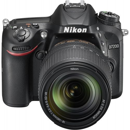  Nikon D7200 DX-format DSLR w/ 18-140mm VR Lens (Black)
