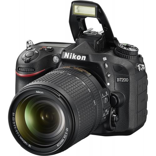  Nikon D7200 DX-format DSLR w/ 18-140mm VR Lens (Black)