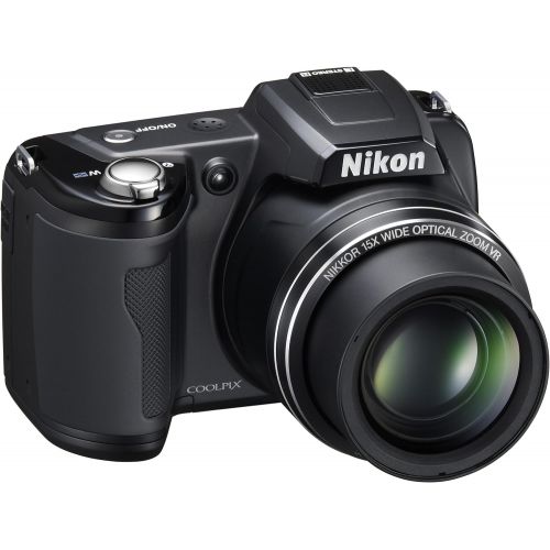  Nikon Coolpix L110 12.1MP Digital Camera with 15x Optical Vibration Reduction (VR) Zoom and 3.0-Inch LCD (Black)