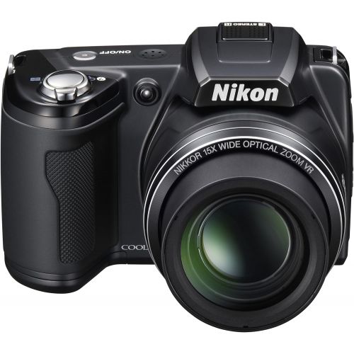  Nikon Coolpix L110 12.1MP Digital Camera with 15x Optical Vibration Reduction (VR) Zoom and 3.0-Inch LCD (Black)