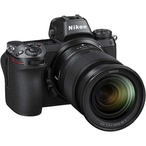  Nikon Z6 Mirrorless Camera with 24-70mm f/4 S Lens and FTZ Mount Adapter Bundle (2 Items)