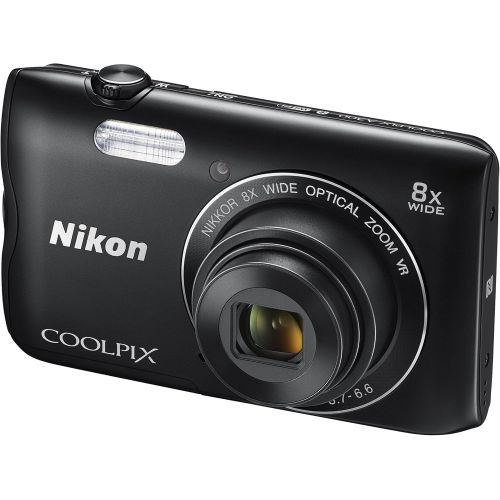  Nikon Coolpix A300 20 MP Point & Shoot Digital Camera, Black