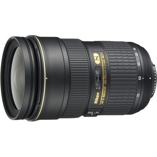  Nikon AF-S FX NIKKOR 24-70mm f/2.8G ED Zoom Lens with Auto Focus for Nikon DSLR Cameras