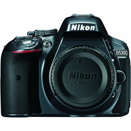  Nikon D5300 24.2 MP CMOS Digital SLR Camera with Built-in Wi-Fi and GPS Body Only (Grey)