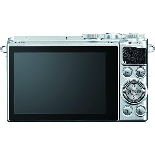  Nikon 1 J5 Mirrorless Digital Camera w/ 10-30mm PD-ZOOM Lens & 30-110mm Lens (Silver)
