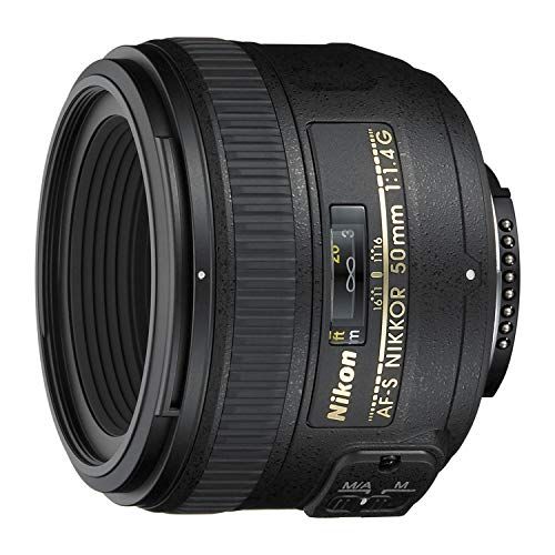  Nikon AF-S FX NIKKOR 50mm f/1.4G Lens with Auto Focus for Nikon DSLR Cameras