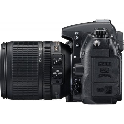  Nikon D7000 16.2 Megapixel Digital SLR Camera with 18-105mm Lens (Black)