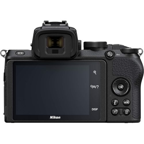  Nikon Z50 Body Mirrorless Camera (209-point Hybrid AF, High Speed Image Processing, 4K UHD Movies, High Resolution LCD Monitor) VOA050AE