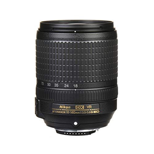  Nikon AF-S DX NIKKOR 18-140mm f/3.5-5.6G ED Vibration Reduction Zoom Lens with Auto Focus for Nikon DSLR Cameras