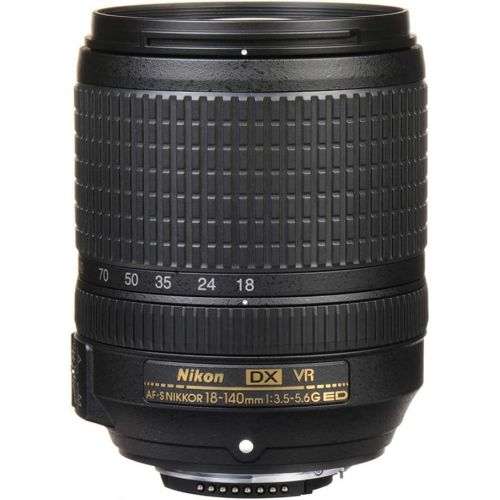  Nikon AF-S DX NIKKOR 18-140mm f/3.5-5.6G ED Vibration Reduction Zoom Lens with Auto Focus for Nikon DSLR Cameras