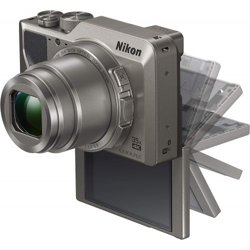  Nikon Coolpix A1000 20.1 MP Point & Shoot Digital Camera, Silver