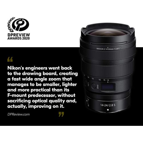  Nikon NIKKOR Z 14-24mm f/2.8 S Ultra-Wide Angle Zoom Lens for Nikon Z Mirrorless Cameras