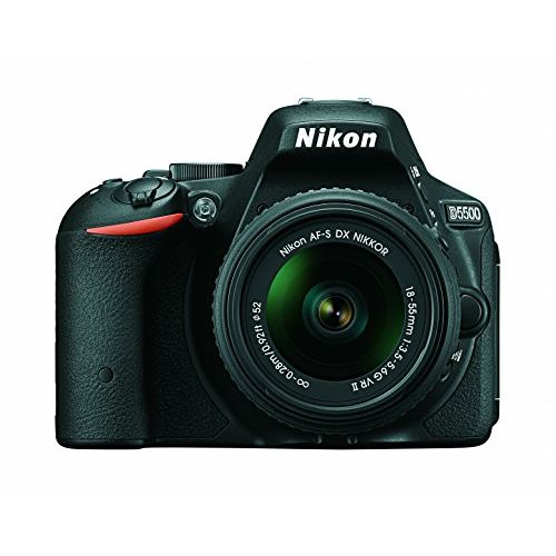  Nikon D5500 DX-format Digital SLR w/ 18-55mm VR II Kit (Black)