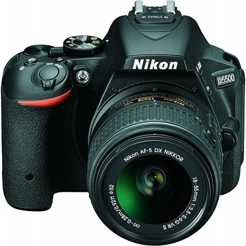  Nikon D5500 DX-format Digital SLR w/ 18-55mm VR II Kit (Black)