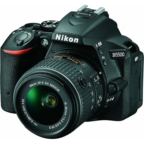  Nikon D5500 DX-format Digital SLR w/ 18-55mm VR II Kit (Black)