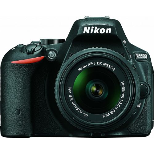  Nikon D5500 DX-format Digital SLR w/ 18-55mm VR II Kit (Black)