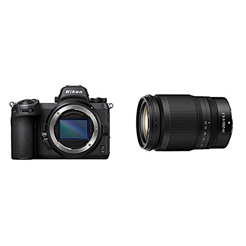  Nikon Z 6II FX-Format Mirrorless Camera Body Black with Nikon NIKKOR Z 24-200mm f/4-6.3 Compact Telephoto Zoom Lens for Nikon Z Mirrorless Cameras