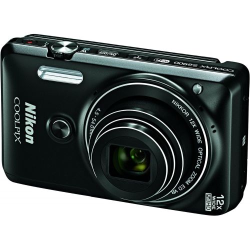  Nikon COOLPIX S6900 Digital Camera with 12x Optical Zoom and Built-In Wi-Fi (Black)