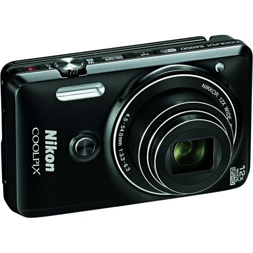  Nikon COOLPIX S6900 Digital Camera with 12x Optical Zoom and Built-In Wi-Fi (Black)
