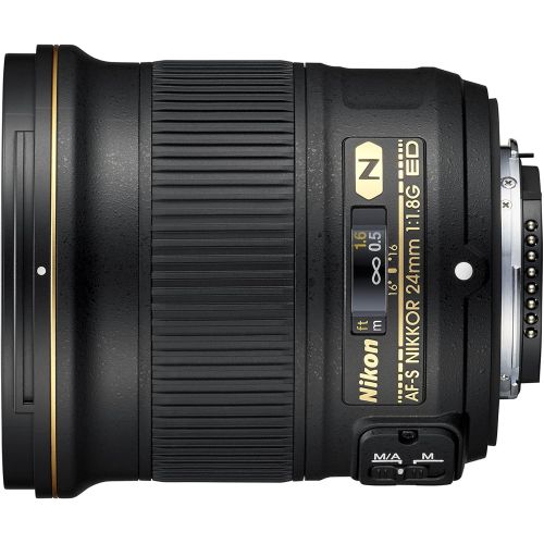  Nikon AF-S FX NIKKOR 24mm f/1.8G ED Fixed Lens with Auto Focus for Nikon DSLR Cameras