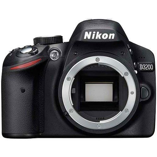  Nikon D3200 Digital SLR Camera Body (Black)