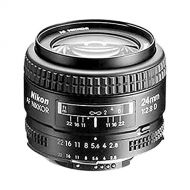 Nikon AF FX NIKKOR 24mm f/2.8D Fixed Zoom Lens with Auto Focus for Nikon DSLR Cameras - White Box (New)