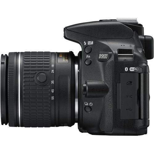  Nikon D5600 DX-Format Digital SLR w/AF-P DX NIKKOR 18-55mm f/3.5-5.6G VR