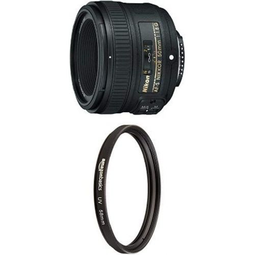  Nikon 50mm f/1.8G Lens for DSLR Cameras with UV Protection Lens Filter